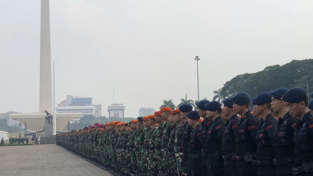 Prajurit TNI dan Polri Tingkatkan Tanggung Jawab Pengamanan Ibu Kota