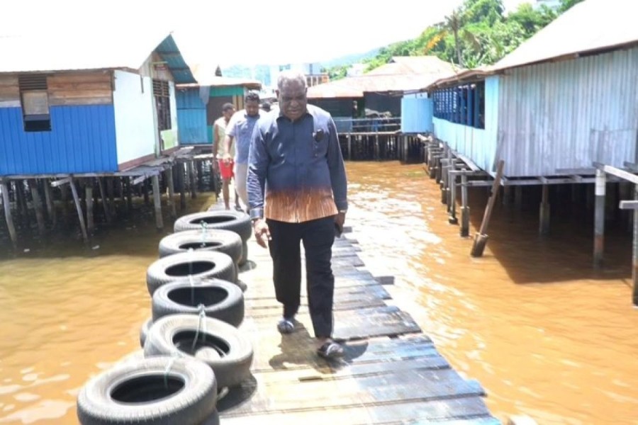 Komitmen Pemkot Jayapura Membangun Infrastruktur Dasar Guna Mempercepat Kesejahteraan Warga Pesisir
