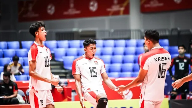 Timnas Voli Putra Indonesia U21 Siap Taklukkan Brasil Hari Ini