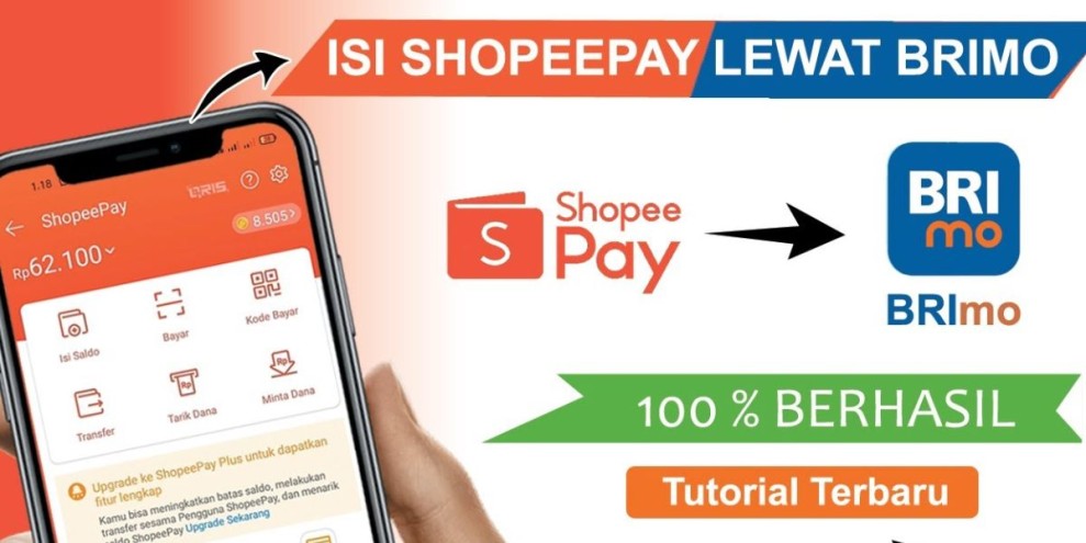 Cara Top Up Shopeepay Lewat BRImo, ATM BRI dan lainnya dengan Mudah