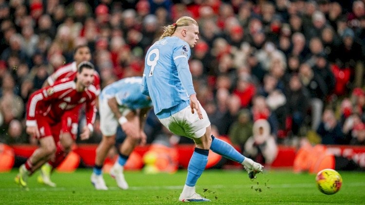 Penalti Erling Haaland Bawa Manchester City Taklukkan Liverpool di Anfield