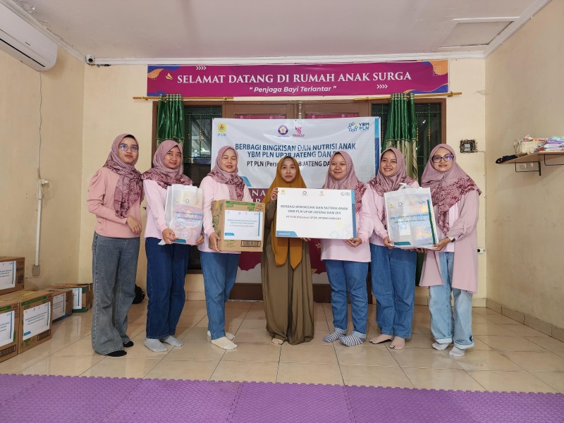 PLN UIP2B Jamali dan Srikandi salurkan kebaikan melalui kegiatan sosial di Rumah Anak Surga Semarang