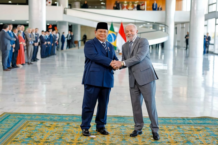 Prabowo Subianto Temui Presiden Brasil