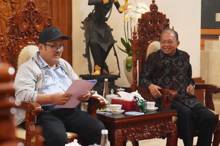 Gubernur Bali Minta Dukungan Menteri PPN Dalam Upaya Bangun Infrastruktur Strategis