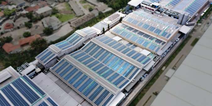 Produksi Hijau ABC President Diperkuat dengan Penggunaan PLTS Atap