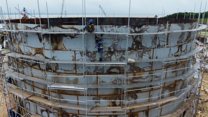 Proyek PSN Wanam Dikebut Bangun Dermaga Tangki BBM Dukung Logistik Nasional