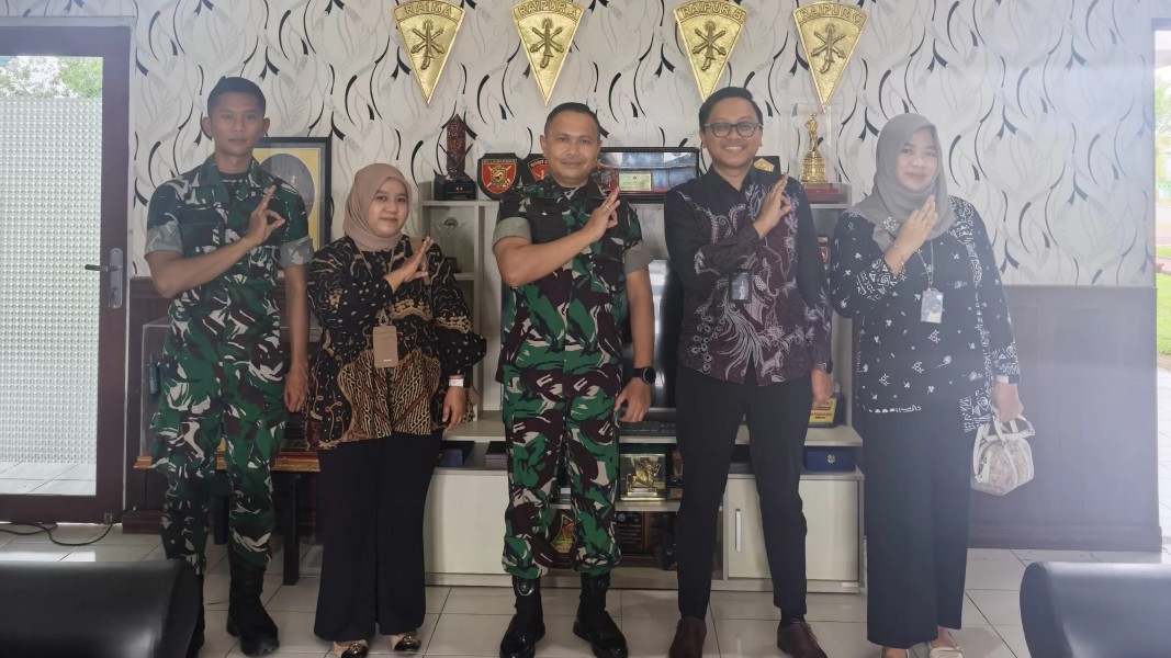 BRI BO Tanjung Redeb Tingkatkan Sinergi Strategis dengan Yon Armed