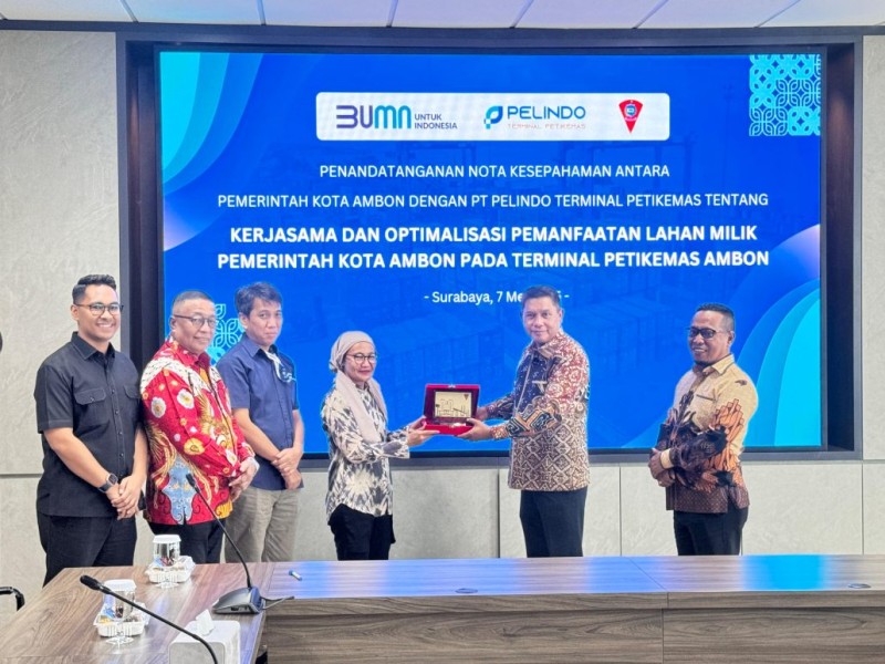 Ambon Disiapkan Jadi Pusat Logistik Indonesia Timur, Pemkot dan Pelindo Teken MoU Strategis