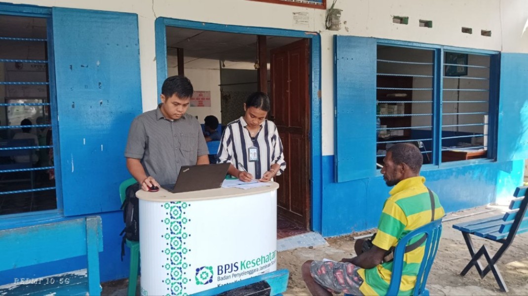 BPJS Layani Warga Mappi Lewat Program Keliling
