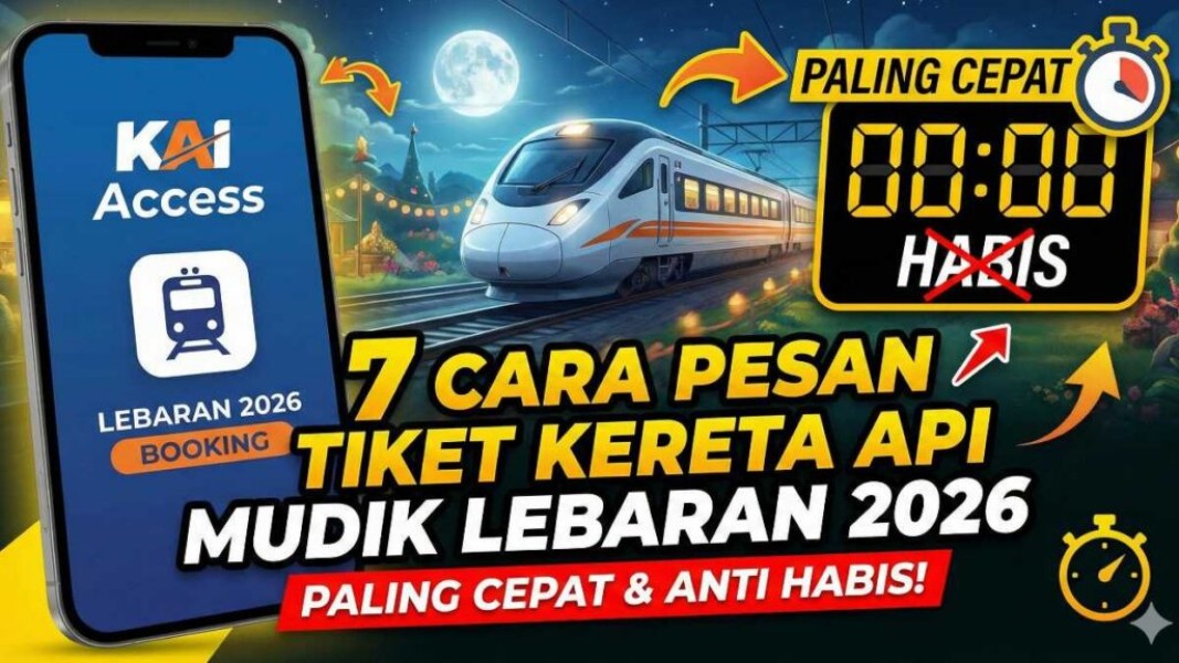 Strategi Ampuh Pesan Tiket Kereta Api Mudik Lebaran 2026 Agar Tidak Kehabisan