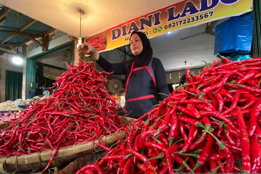 Harga Sembako Jogja Bergerak, Cabai Merah Naik