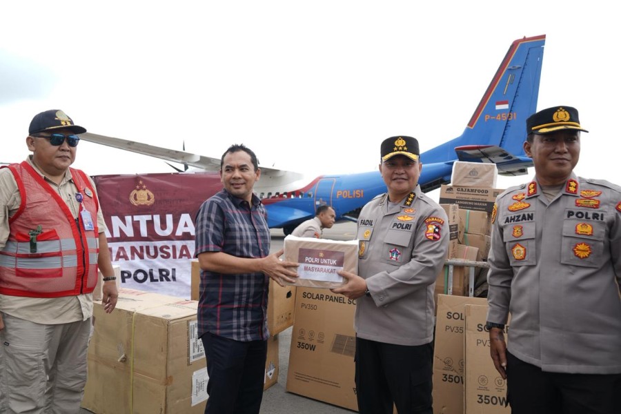 Kapolri Kirim Bantuan Kemanusiaan untuk Korban Bencana Lhokseumawe