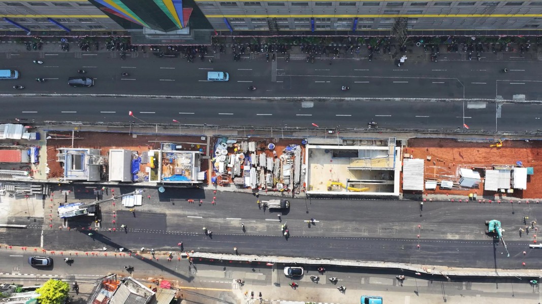 Hutama Karya Bangun Stasiun Bawah Tanah Glodok–Kota Perkuat Transportasi Publik Jakarta