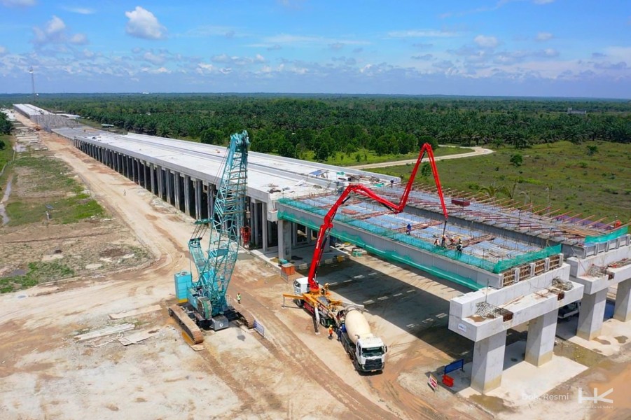 Hutama Karya Dorong Progres Tol Lingkar Pekanbaru Lebih Cepat