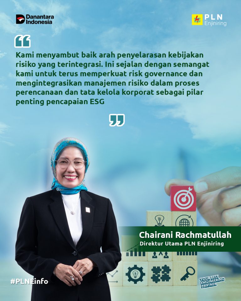 Perkuat ESG dan Tata Kelola Perusahaan, PLN Enjiniring Dukung Penyelarasan Strategis Manajemen Risiko