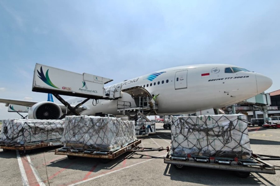 Garuda Indonesia Kirim Logistik Haji Makanan Nusantara Ke Jeddah Arab Saudi