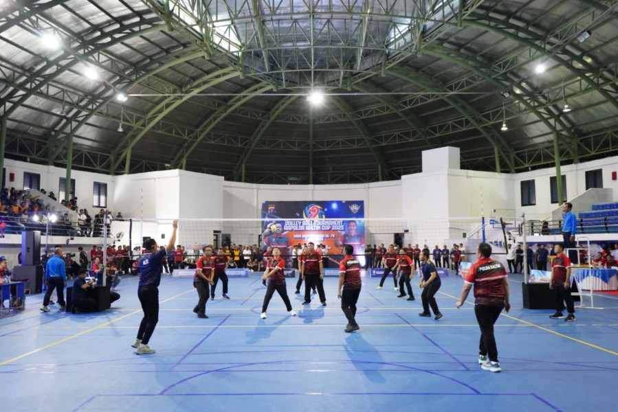 Tim DPUPR Batang Juara Turnamen Voli Kapolres Cup 2025