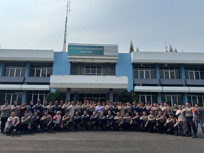 Wujudkan Kesiapsiagaan, PLTA Saguling Laksanakan Sosialisasi dan Simulasi Pengendalian Massa