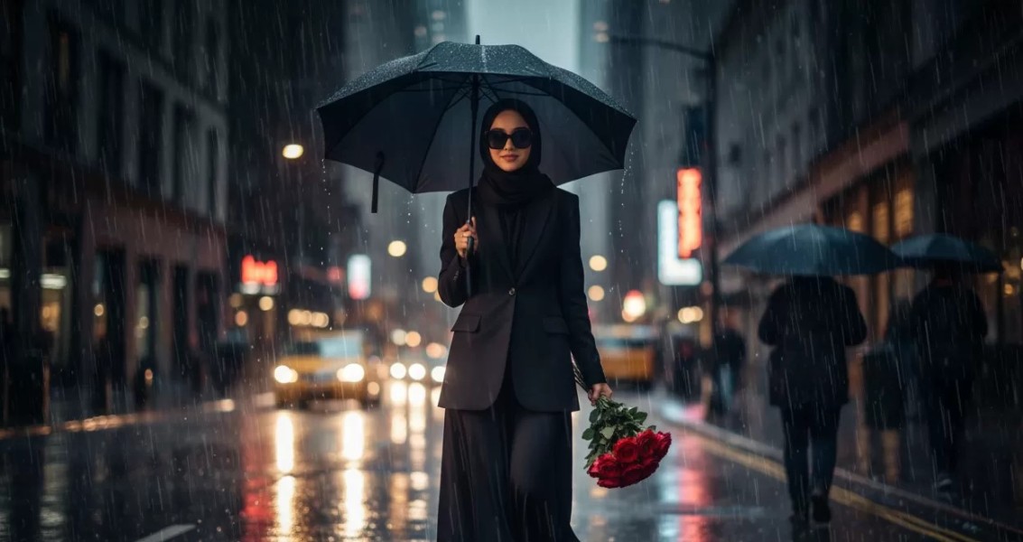 Cara Edit Foto Nuansa Hujan Romantis Pakai Gemini AI