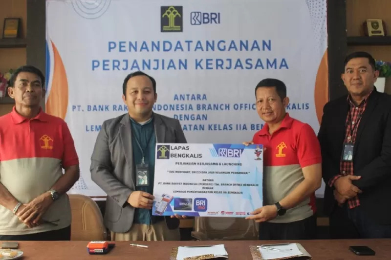 Rutan Bengkulu Terima Mesin EDC dari Bank BRI untuk Dukung Penggunaan Kartu Brizzi oleh Warga Binaan