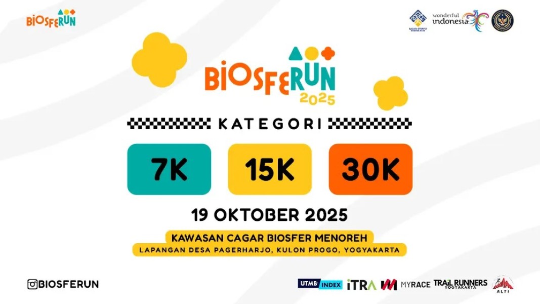BiosfeRun 2025 Angkat Semangat Hijau dan Kolaborasi Komunitas