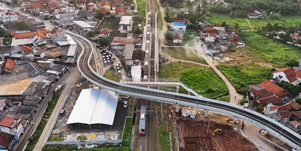 Flyover dan JPO Penyeberangan Tenjo Tingkatkan Mobilitas Warga
