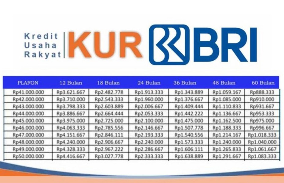 KUR BRI 2025: Pinjaman Usaha hingga Rp 250 Juta dengan Suku Bunga Ringan dan Tenor Fleksibel