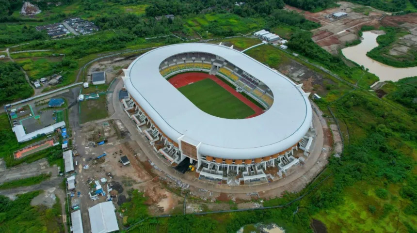 Stadion Banten International Hasil Garapan PTPP Siap Digunakan