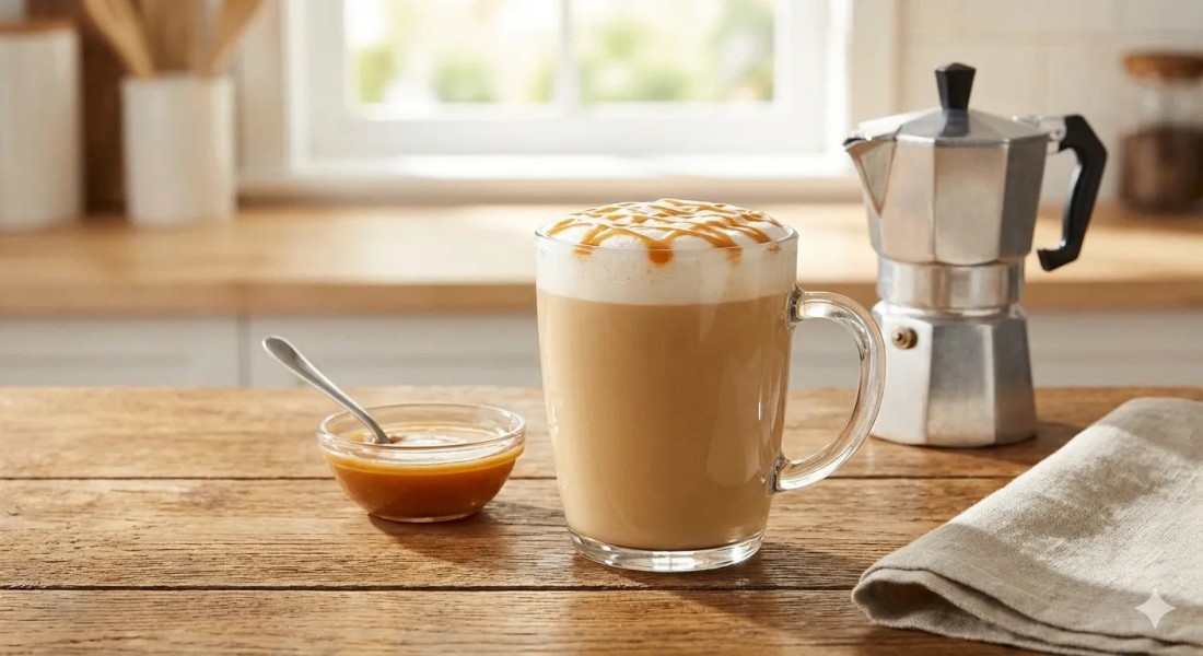 Cara Membuat Coffee Butterscotch Latte Sendiri Di Rumah Creamy Manis Ala Kafe
