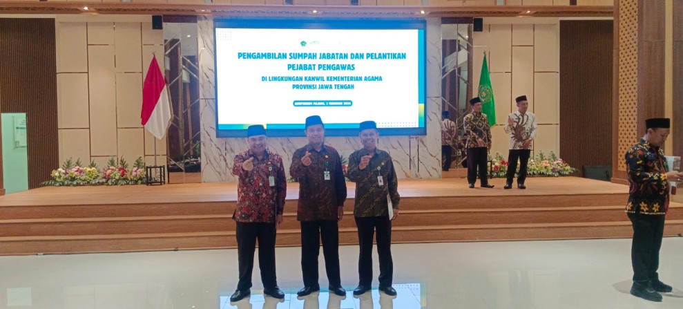 Fahrudin Jabat Kasi PD Pontren Dan Solikhin Tangani Zakat Wakaf Kebumen