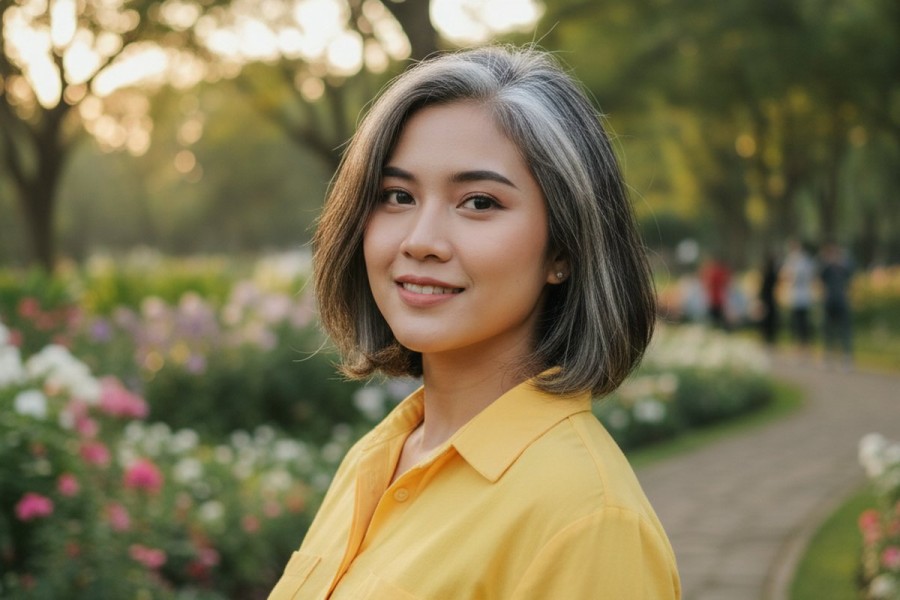 Inspirasi Potongan Rambut Beruban Agar Tampil Segar Modern Dan Percaya Diri