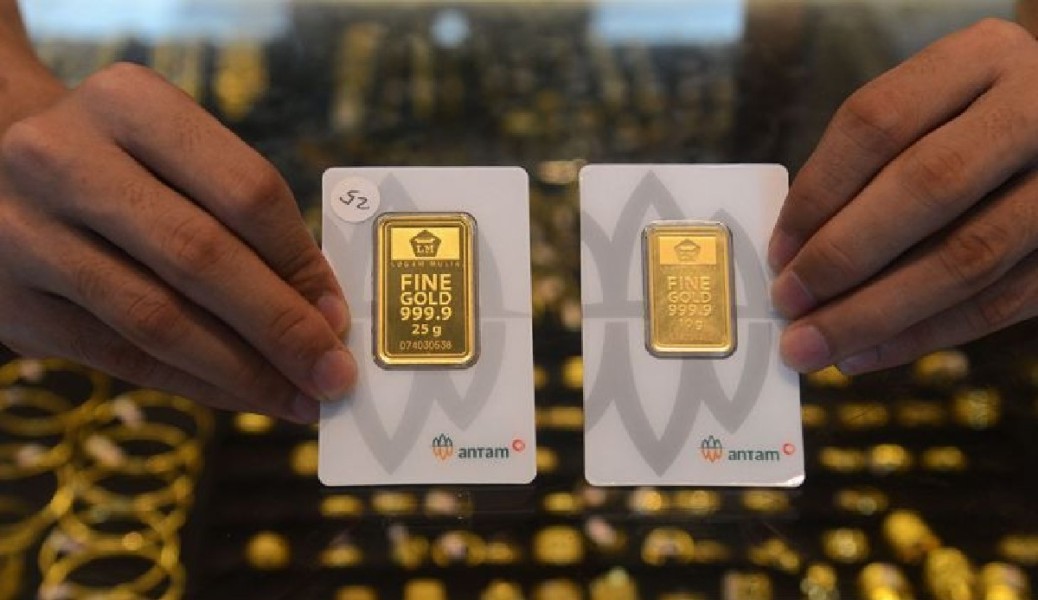 Harga Emas Antam Turun Hari Ini, Cek Detail Terbarunya