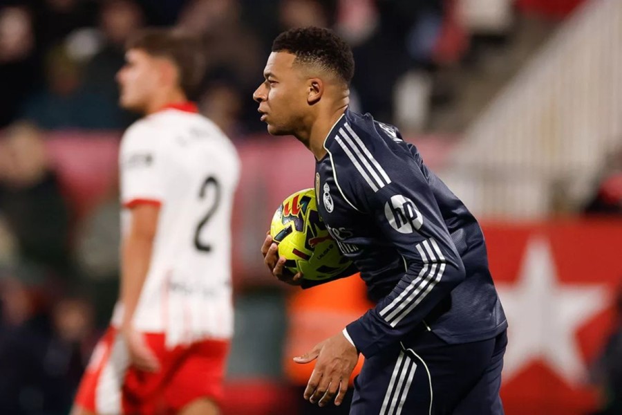 Hasil Girona vs Real Madrid: Penalti Mbappe Selamatkan Los Blancos