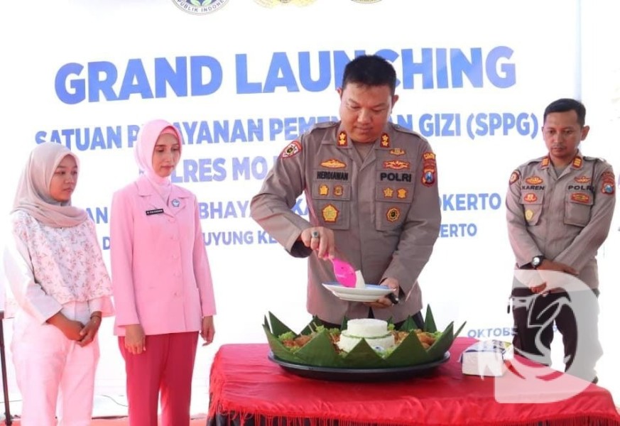 SPPG Polda Jatim Mojokerto Model Ideal Sinergi Makan Bergizi Gratis