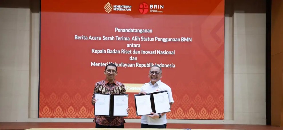Kementerian Kebudayaan Terima Delapan Aset Strategis BRIN