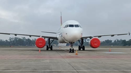 Aktivitas Penerbangan di Bandara SSK II Pekanbaru Masih Normal