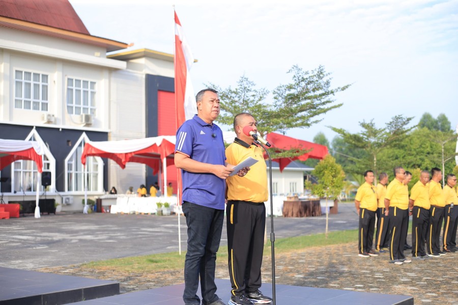 Wakil Bupati Kepulauan Meranti Hadiri Olahraga Bersama