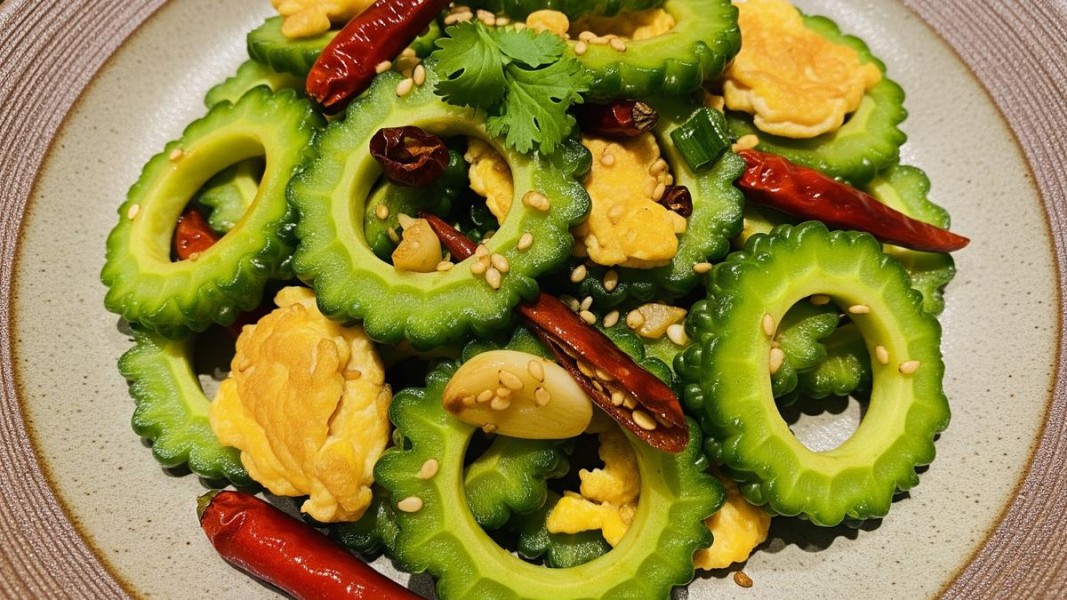 Olahan Pare Telur Orak-Arik Bawang Putih Simpel Enak Menggugah Selera