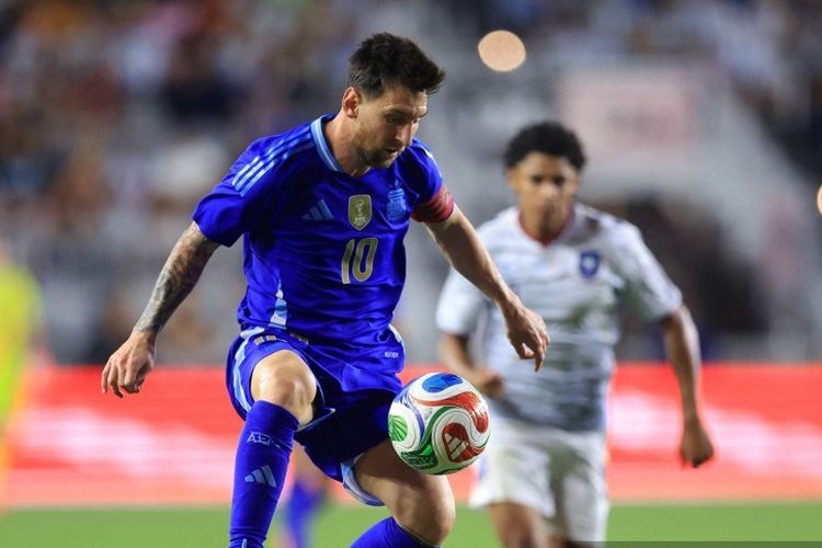 Lionel Messi Pimpin Argentina Hajar Puerto Rico Tanpa Ampun