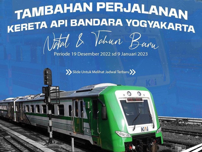 Panduan Jadwal KA Bandara YIA Xpress Rabu Perjalanan Langsung Tanpa Transit