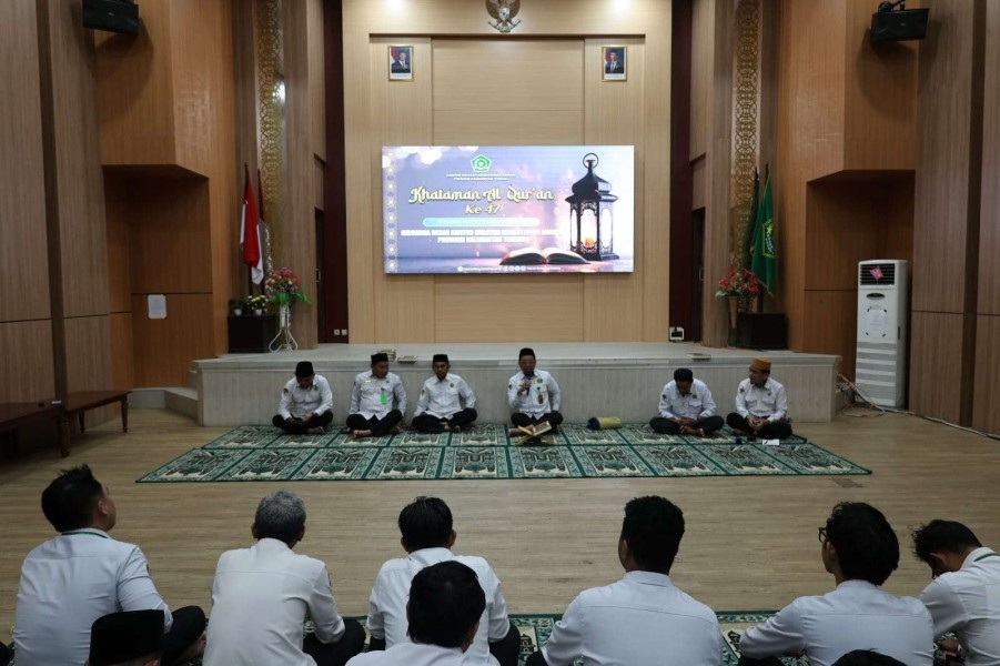 Perkuat Rohani ASN Kemenag Kalteng Gelar Khataman Al-Qur'an Untuk Tingkatkan Integritas