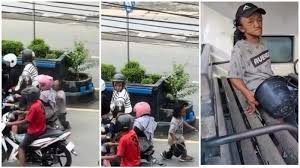 Kejadian Viral: Pengemis Menyundutkan Rokok kepada Pengendara di Kota Tegal