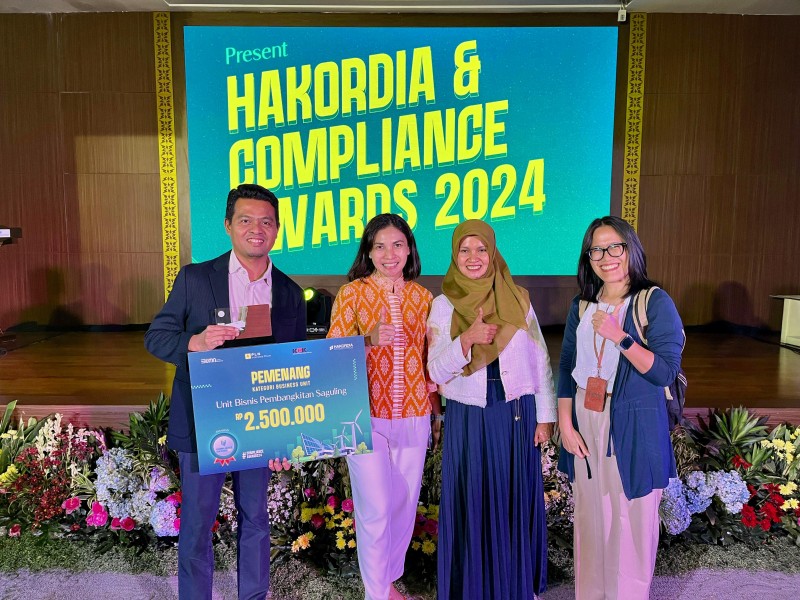 Komitmen Integritas, UBP Saguling PLN Indonesia Power Torehkan Prestasi di HAKS 2024