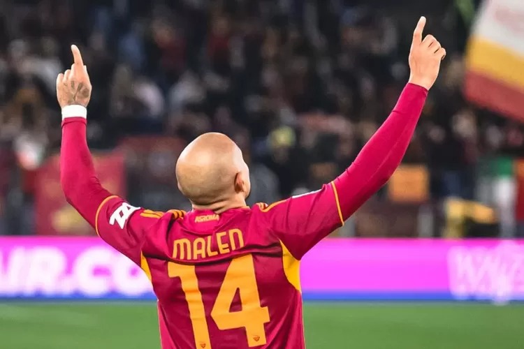 Donyell Malen Menggila, AS Roma Tundukkan Cagliari di Stadio Olimpico