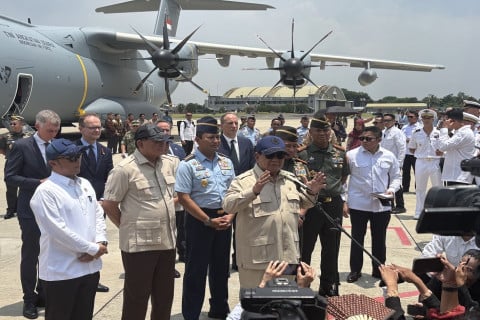 Prabowo Sebut Pesawat A400M Perkuat Pertahanan Udara RI