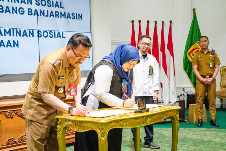 Penandatanganan Nota Kesepakatan dengan BPJS Ketenagakerjaan dan Pengadilan Agama Banjarbaru
