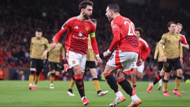 Manchester United Dominasi Liga Europa, Namun Tertahan di Liga Inggris