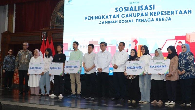 Kemnaker dan Kemenhub Perkuat Perlindungan Pekerja Logistik Jamsostek