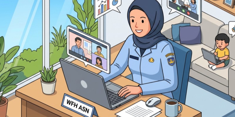 WFH ASN dan Swasta Satu Hari, Hari Tepat Pilihan