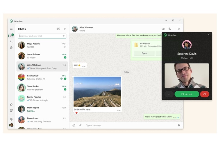 WhatsApp Windows Kini Berbasis Web
